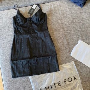 Black Under Wraps Mini Dress